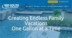 Desktop Screenshot of midsouthpoolbuilders.com